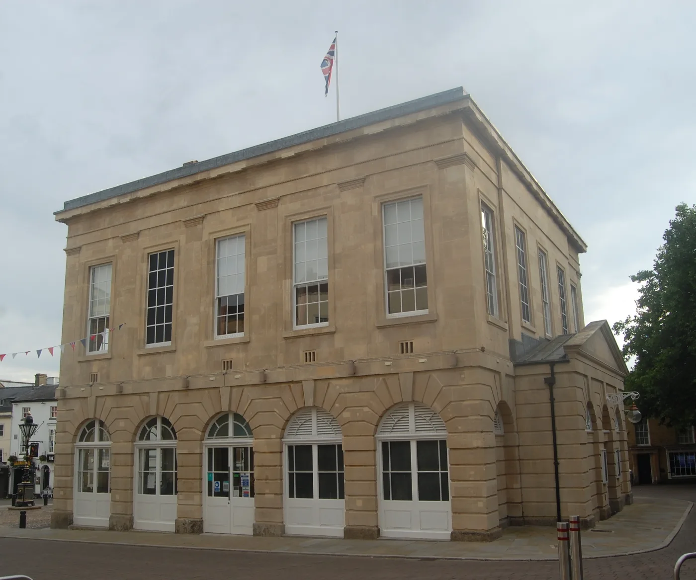 The Guildhall on Andover High Street, where the free trick or treat party gathers on Halloween night